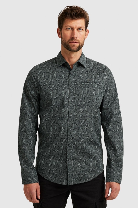 PME legend long sleeve shirt print on poplin